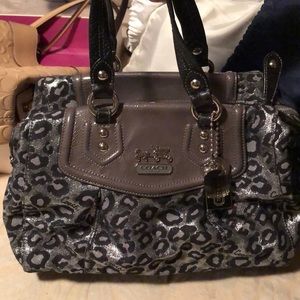 Coach Special Edition Animal Print Handbag